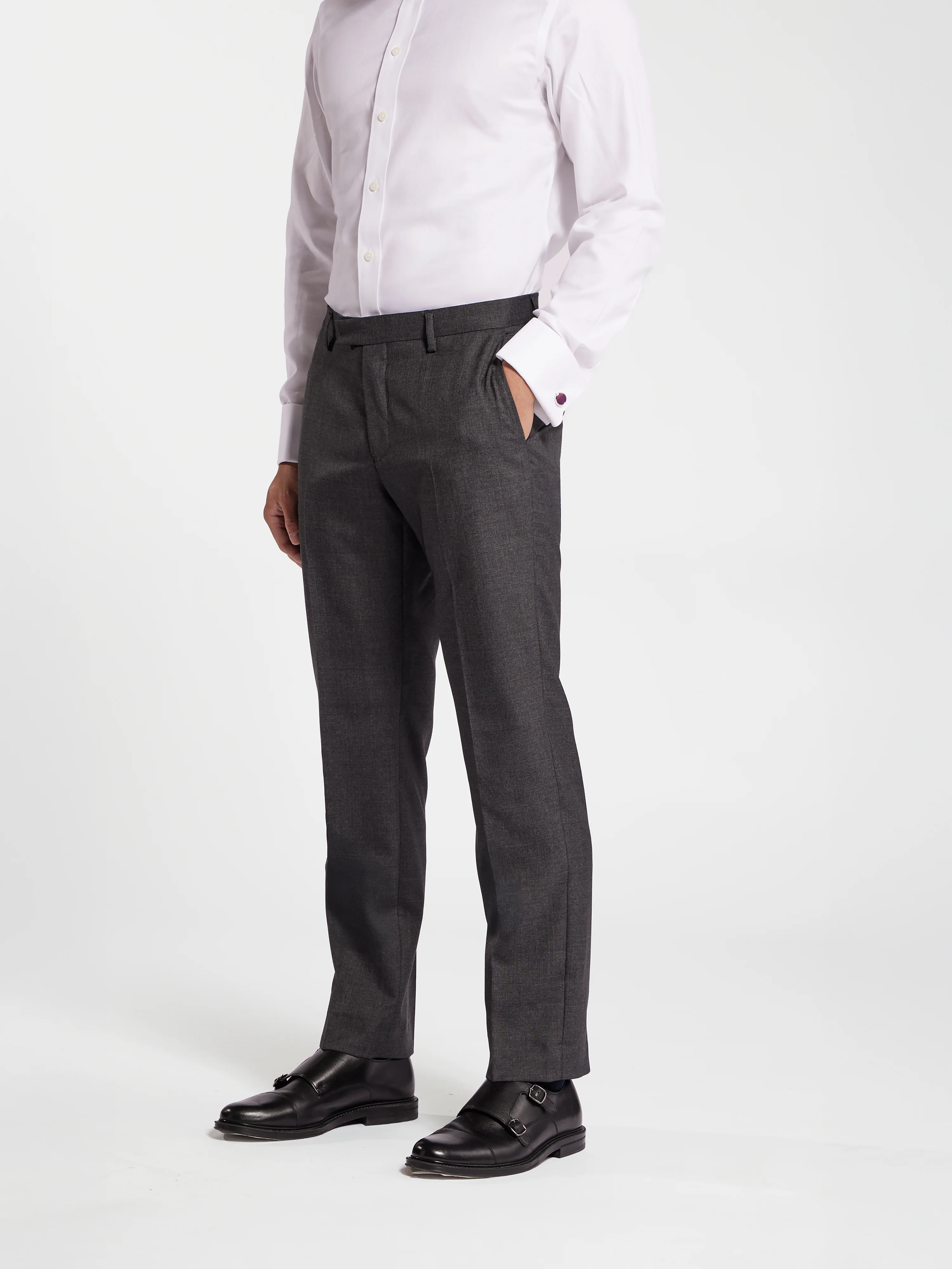 The Barbican Slim Suit Trouser - Image 4