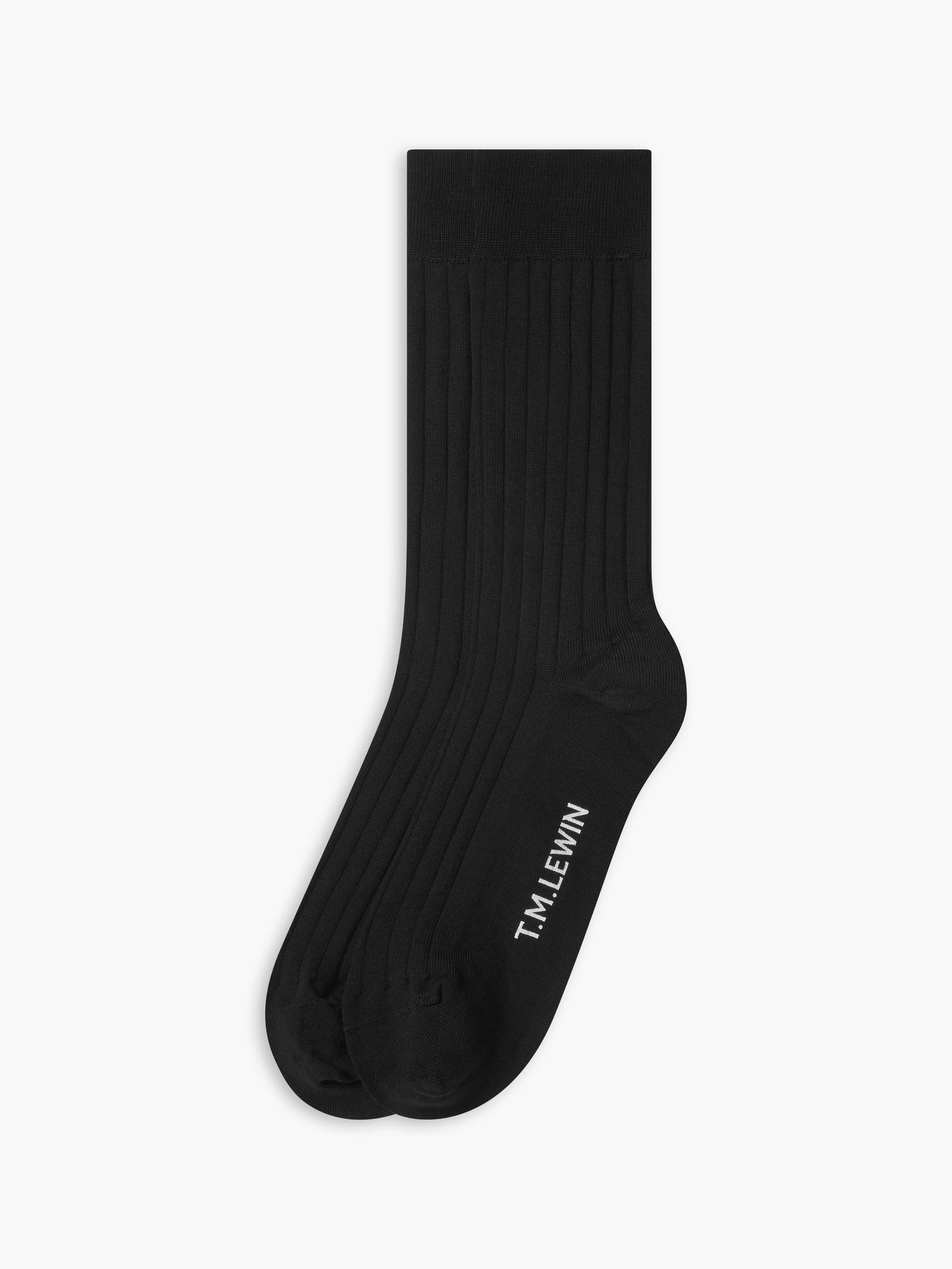 The Mercerised Ribbed Socks