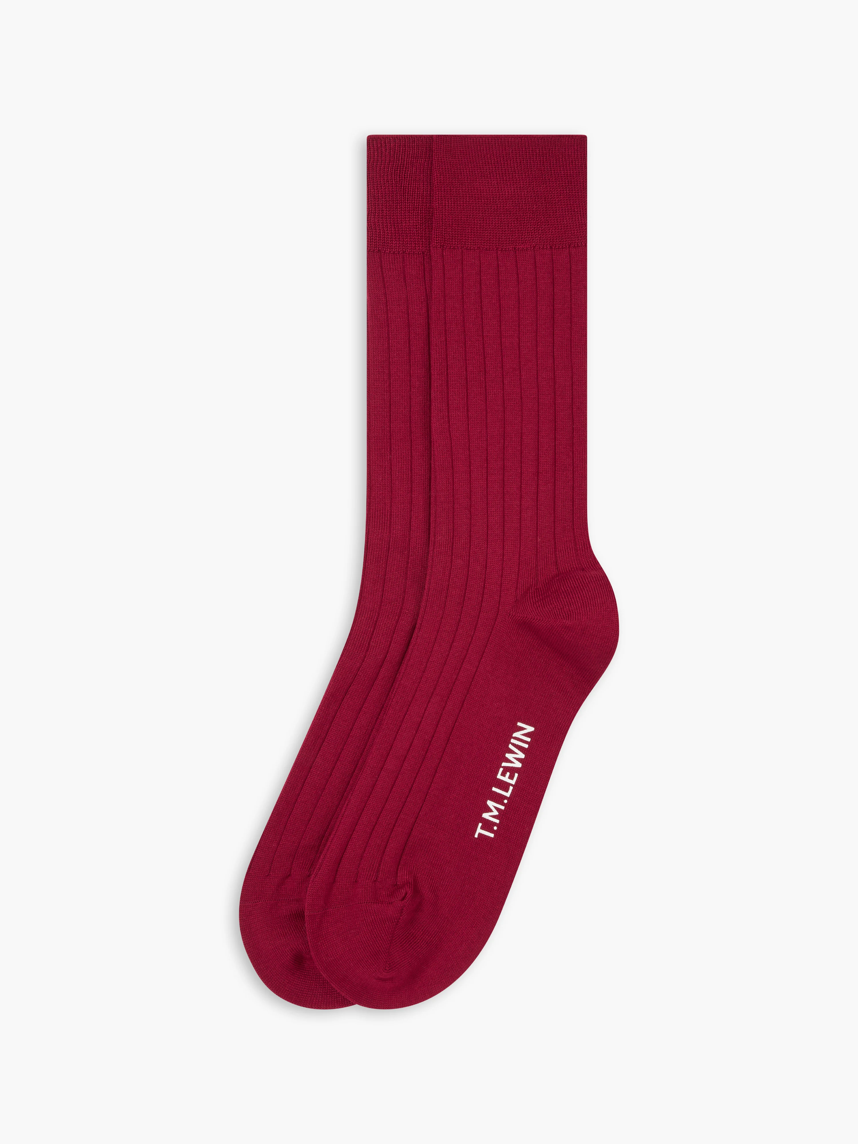 The Mercerised Ribbed Socks