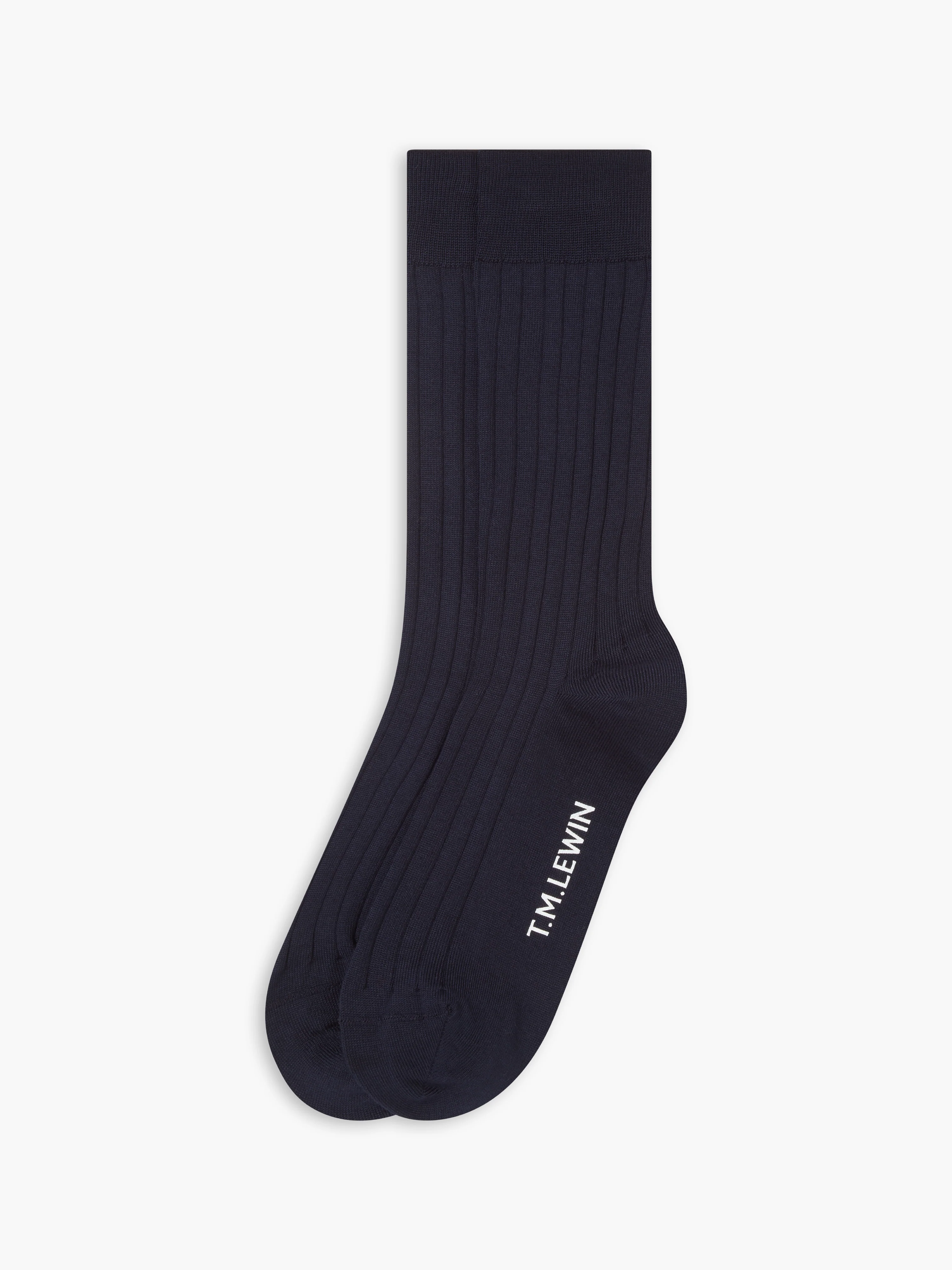 The Mercerised Ribbed Socks
