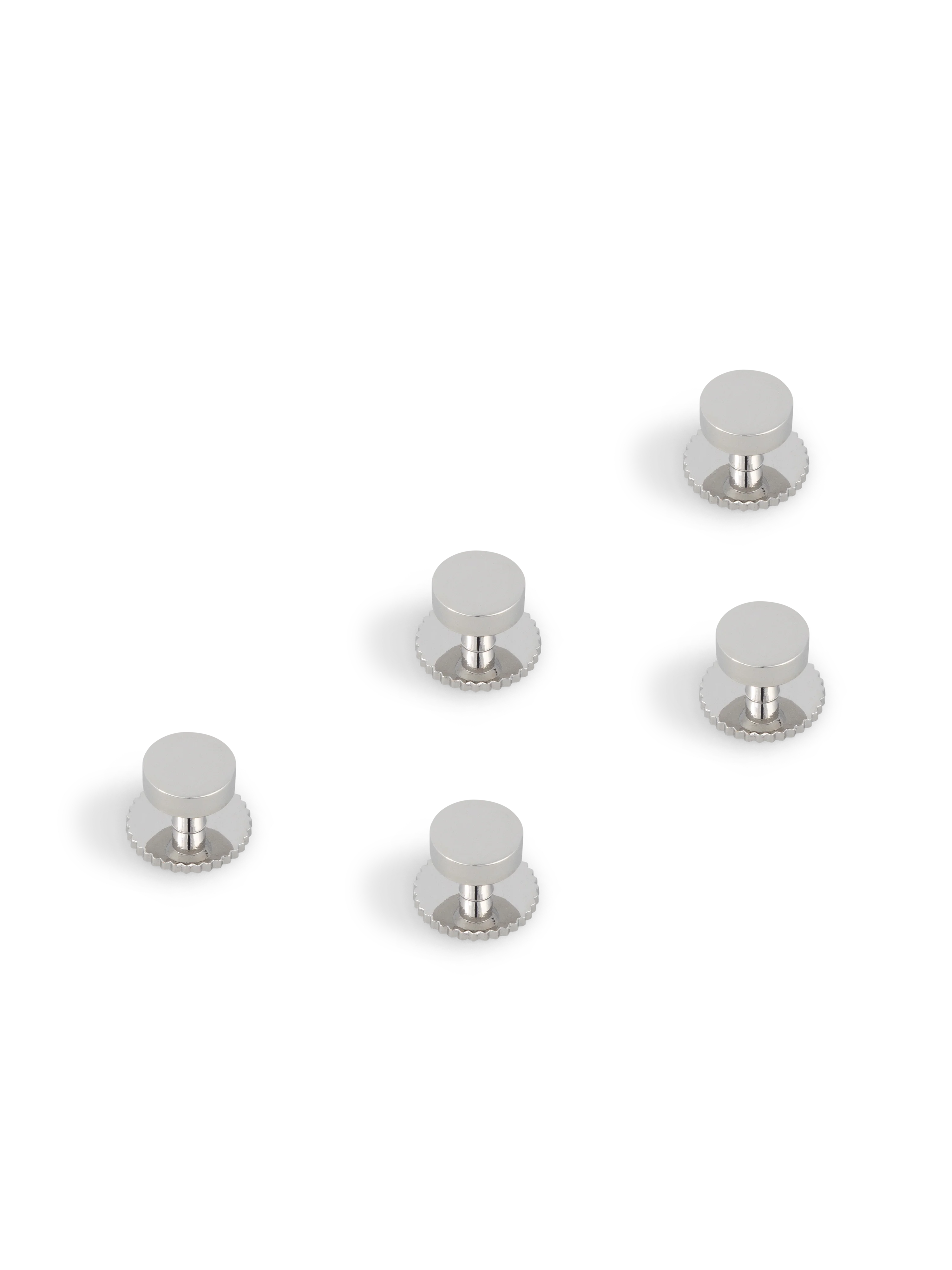 The Silver Round Dress Studs