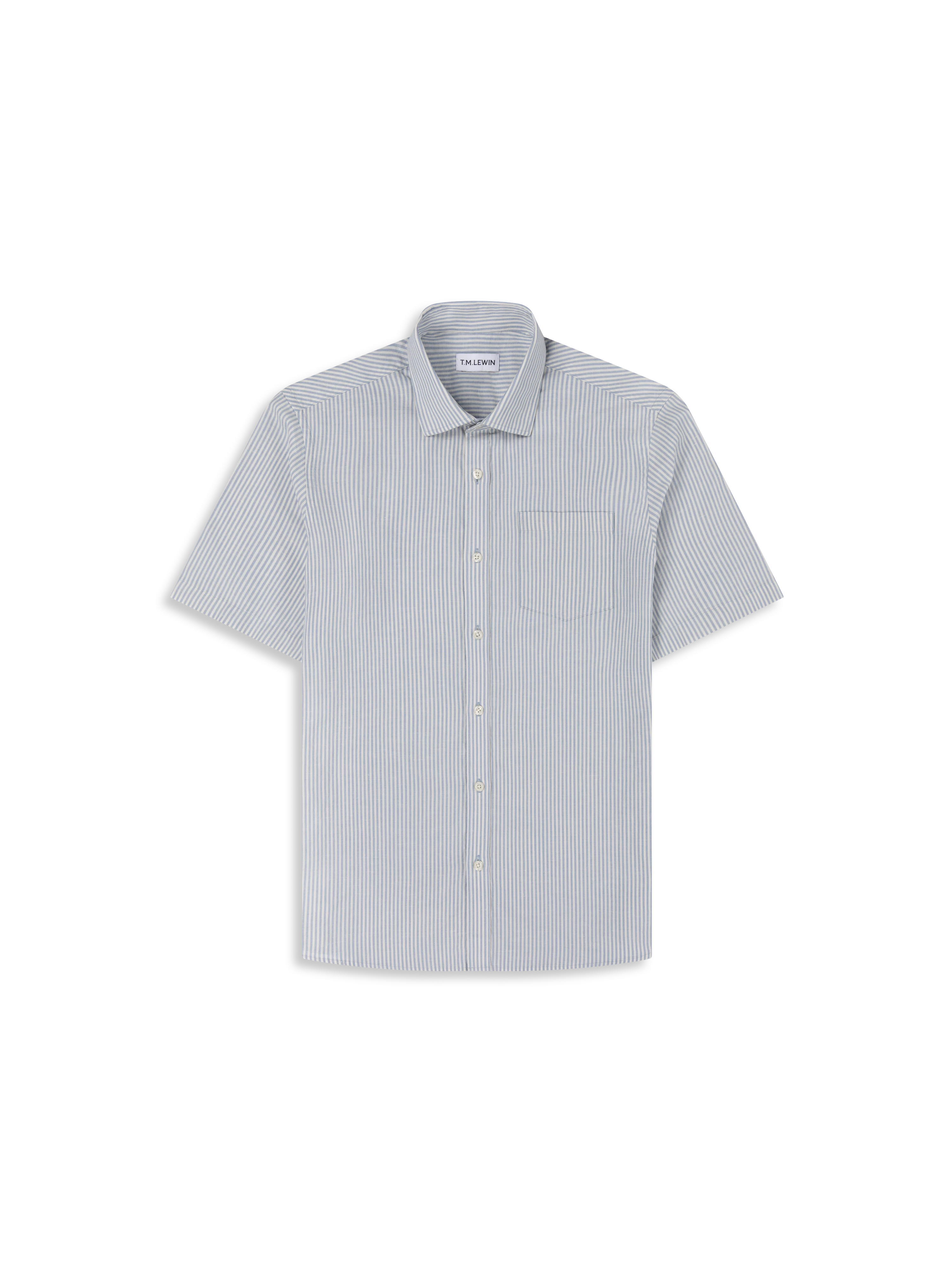 The Short Sleeve Linen Mix Shirt