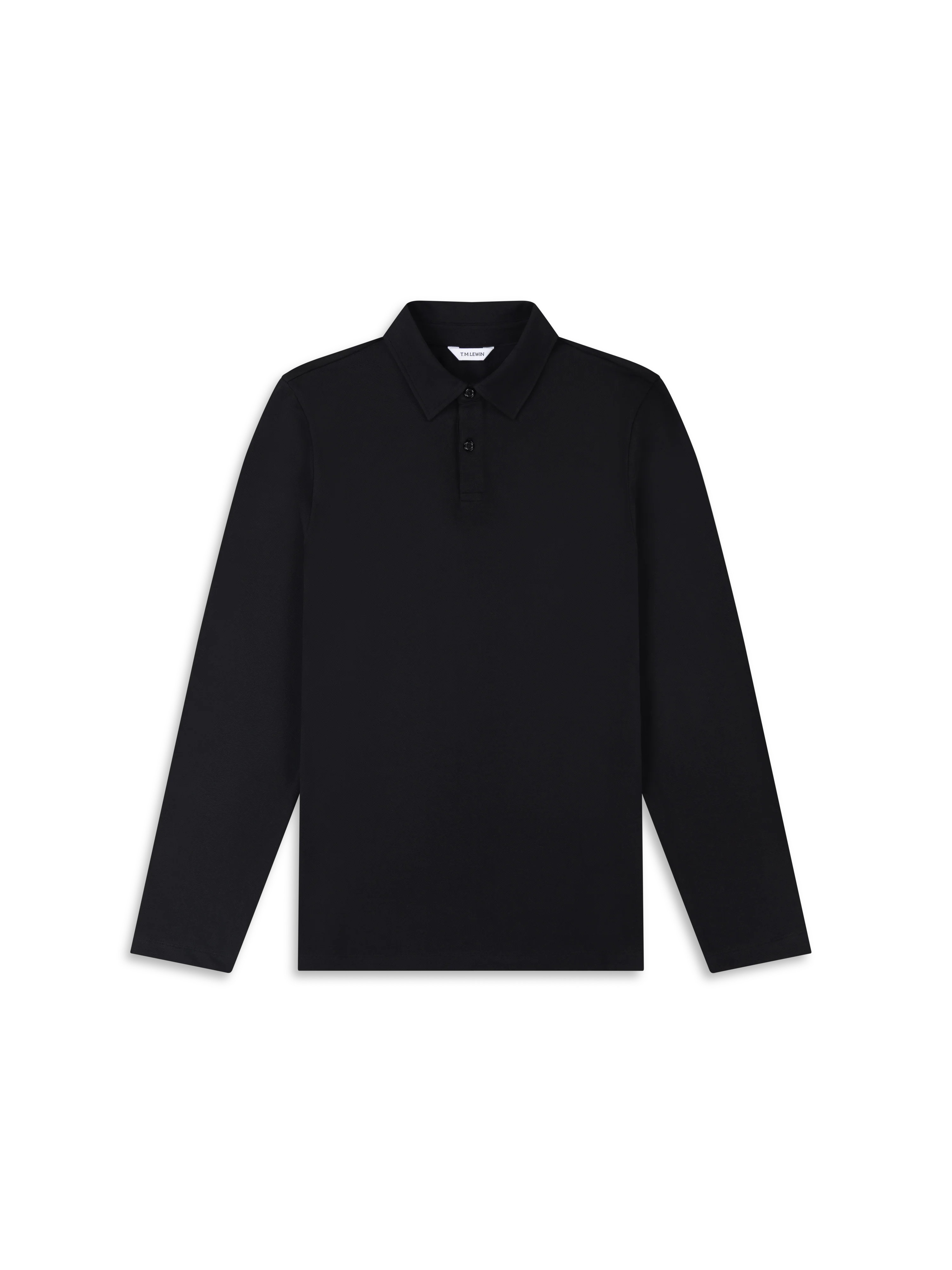 The Long Sleeve Smart Pique Polo