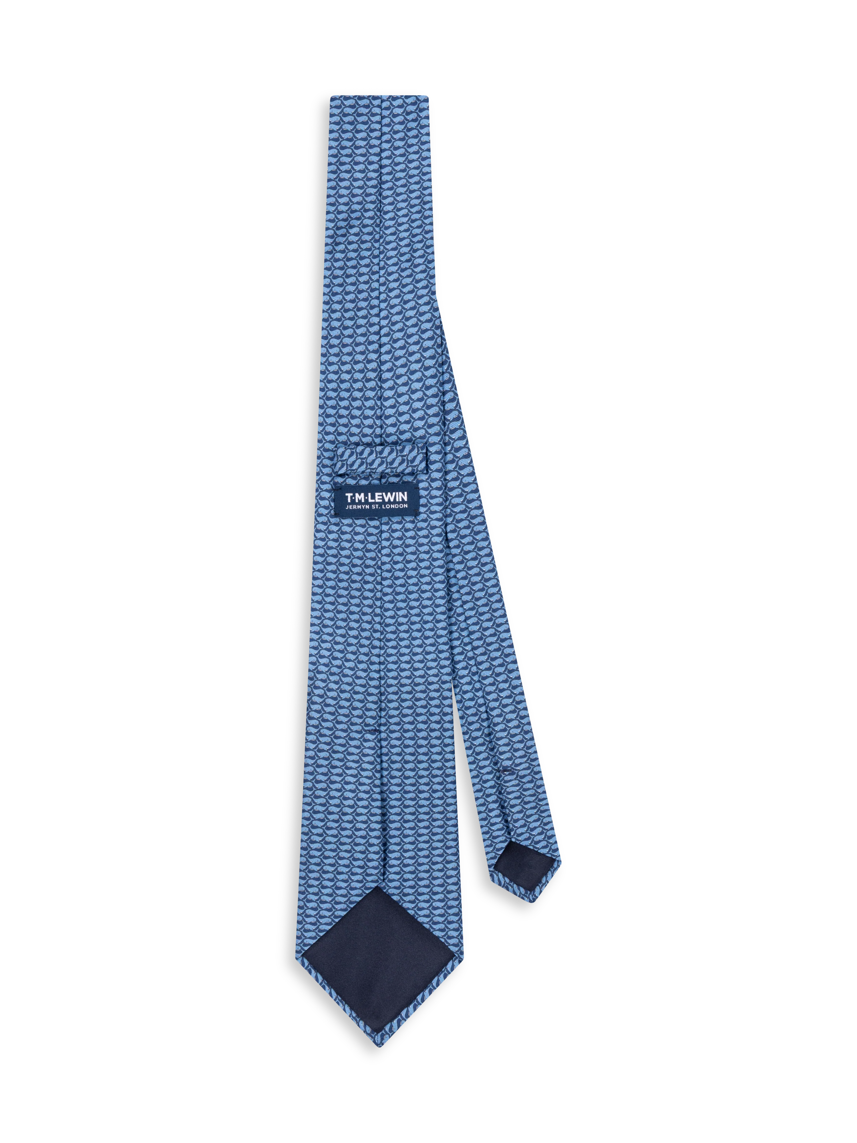 The Italian Whale Print Tie - Image 2